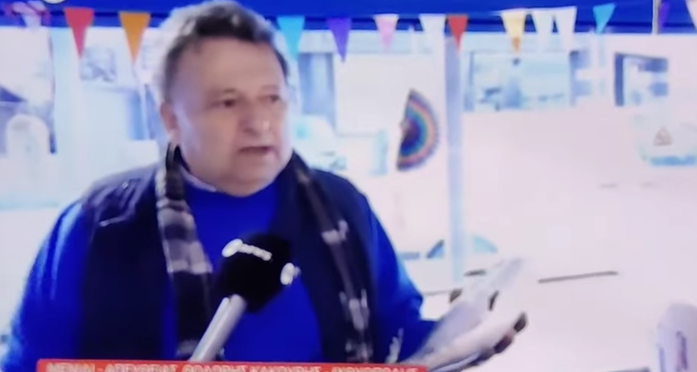 Ιχθυοπώλης εξαγριώθηκε και άρχισε τα μπινελίκια on air (VIDEO)
